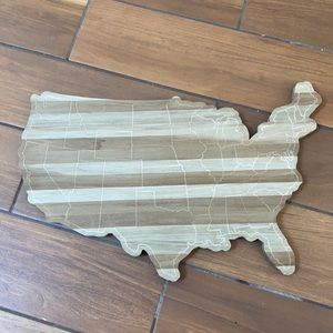 United States wood sign
